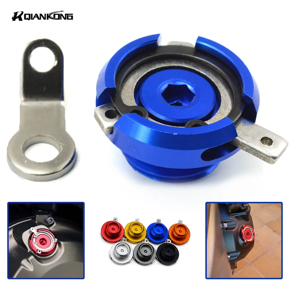 

M20*2.5 Aluminum Motorcycle Engine Oil Filter Filler Cap For KAWASAKI Z1000SX (Ninja1000) Z1000 T-MAX530 12-15 MT-09(FZ-09 13-15