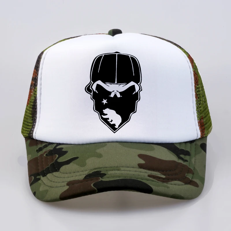 

Gangster California Mask Dad Hat High Quality Baseball Cap For Men Women Hip Hop mesh Snapback Defeated In Battle Cap