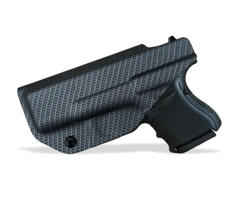 IWB/OWB тактическая кобура из углеродного волокна KYDEX пистолет Glock 19 17 25 26 27 28 43 22 23 31 32 33 внутри скрытый чехол для пистолета