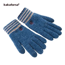 Kakaforsa новые мужские вязаные перчатки с сенсорным экраном высокого качества мужские утепленные нейлоновые перчатки для бега мужские спортивные перчатки