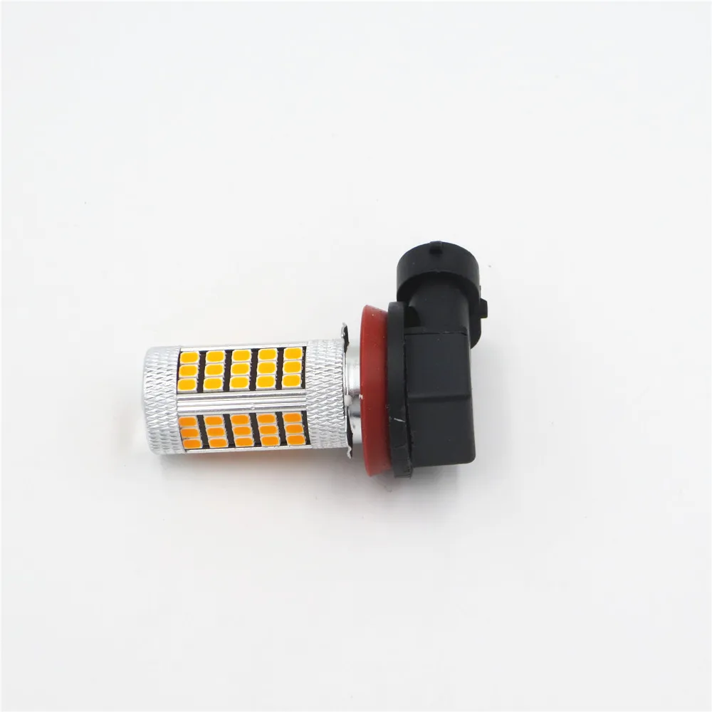 H11 H8 2835 66 SMD СВЕТОДИОДНЫЙ Автомобильный проектор, противотуманный светильник для вождения, белый, синий, красный автомобильный светильник