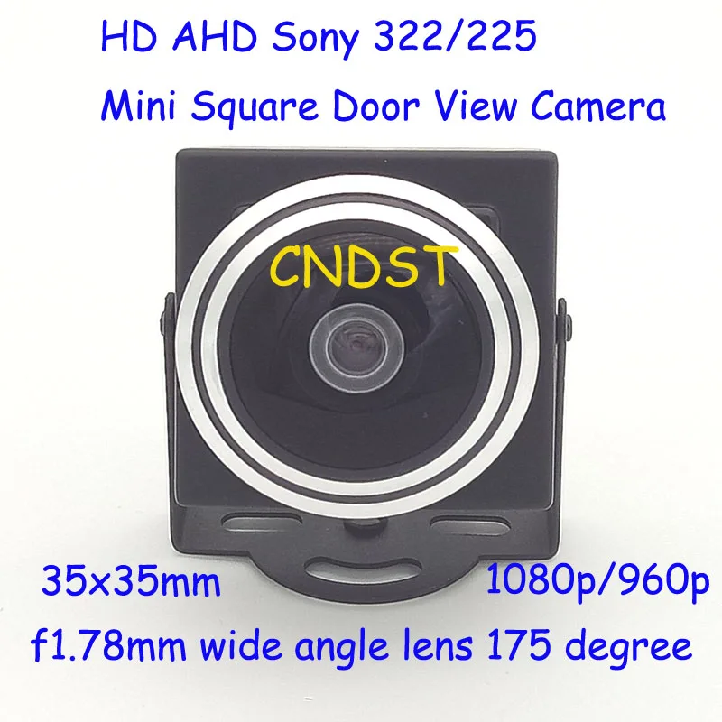 CNDST Mini Bullet Square 1080P HD AHD Door View Camera 2MP StarLight with f1.78mm South Korea Wide Angle Lens | Безопасность и