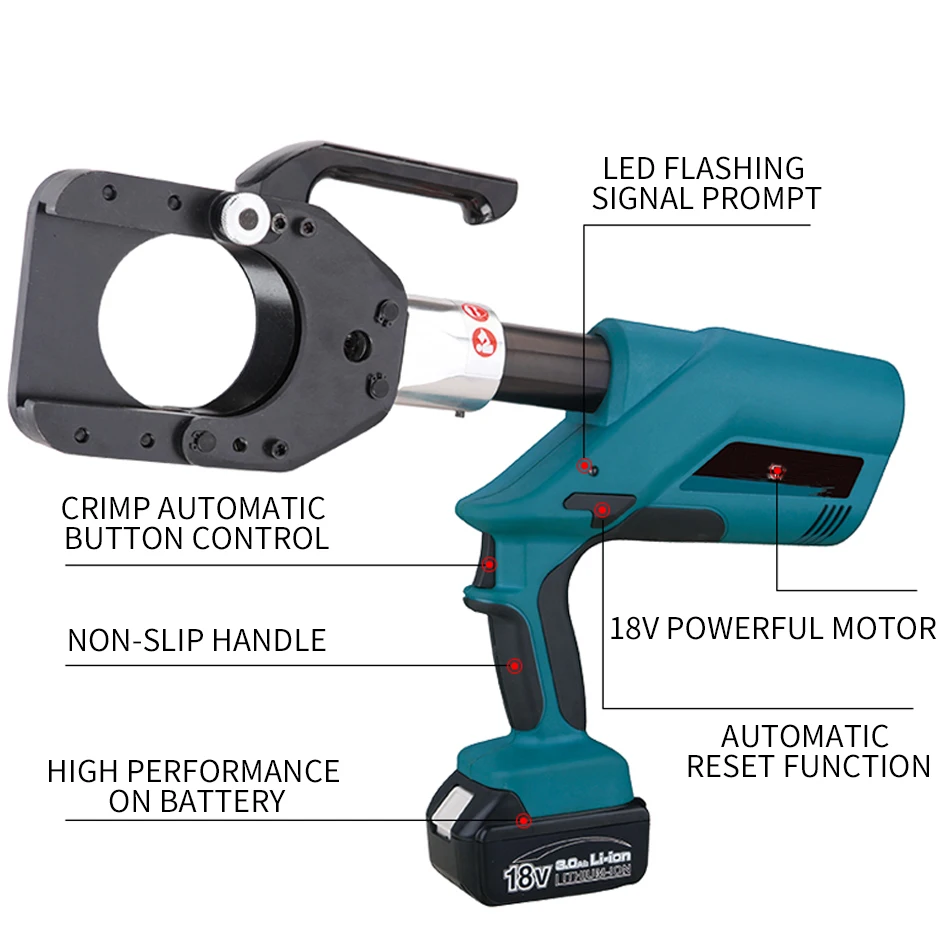 EZ-85 Батарея работает кабель резак для резки до Dia.85mm кабелей(Cu/Al кабеля и бронированных кабель