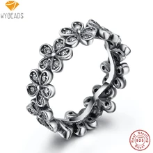 100% 925 Dazzling Margarita Prado Anillos Con Zirconia Cúbico Para Las Mujeres de Moda Anillo de Dedo Original Fabricación de Joyas