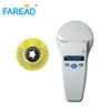 Etiqueta auricular RFID pasiva HDX de 134,2 kHz, estándar ISO, para la gestión de ganado bovino, ovino y porcino.