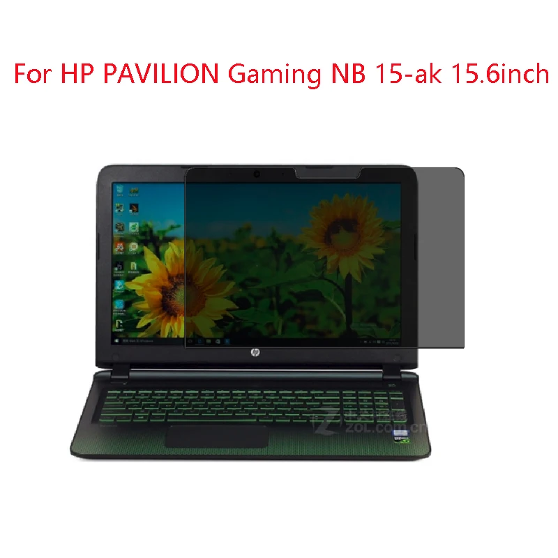 

For HP PAVILION Gaming NB 15-AK laptop screen Privacy Screen Protector Privacy Anti-Blu-ray effective protection of vision