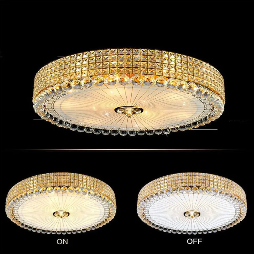 

Round Circular LED Lustres Ceiling Lamp Luminaria Gold Led Ceiling Luster Lighting Fixture For Dinning Room Lamparas De Techo