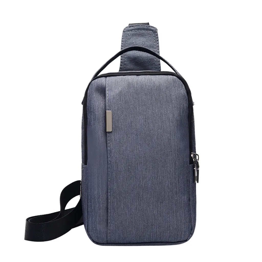 Нагрудная сумка мужская маленькая сумка дикая сумка-мессенджер модная сумка на одно плечо клетчатая сумка на ремне - Цвет: Khaki