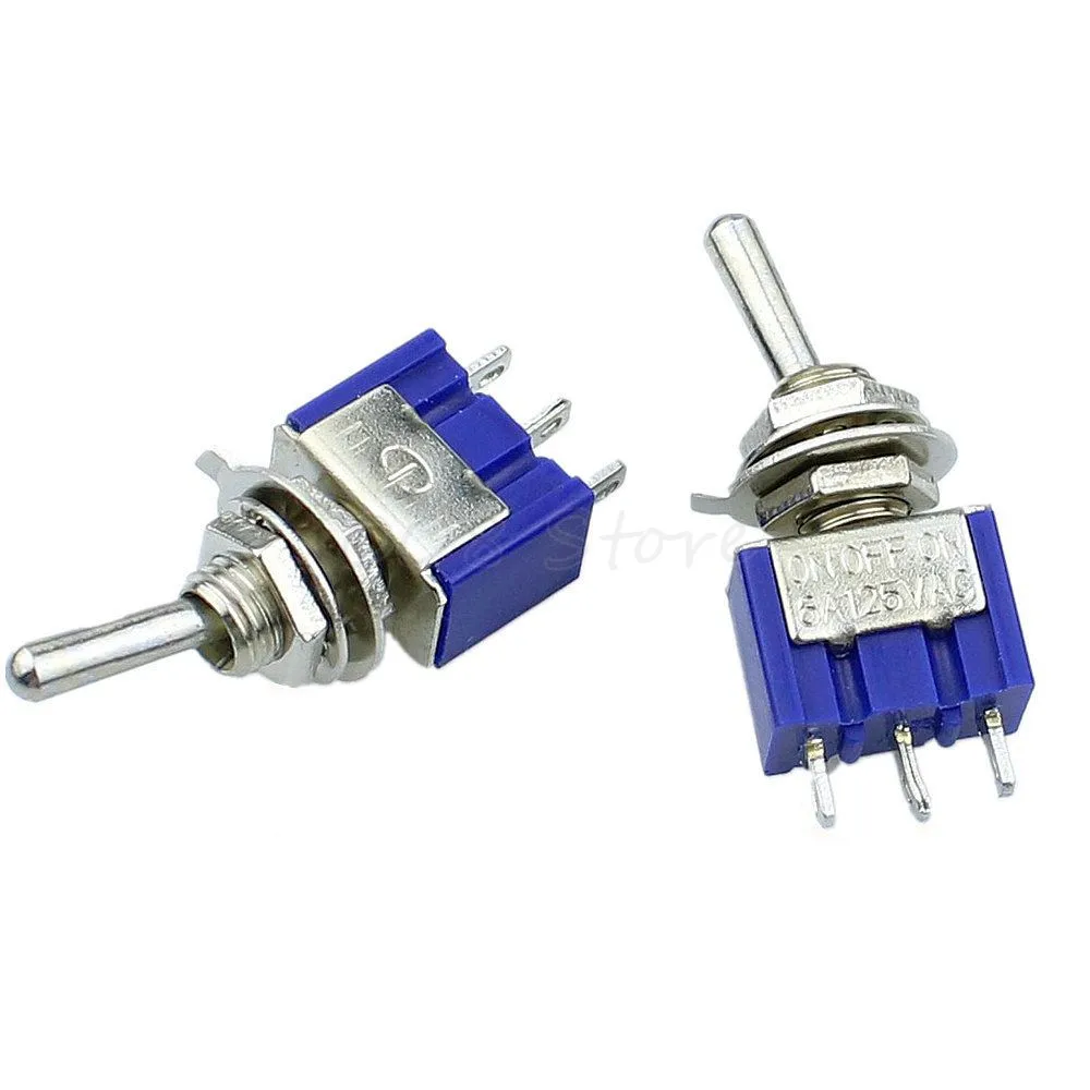 Миниатюрные тумблеры 5 шт./лот Mini MTS 103 3 Pin SPDT ON OFF 6A 125VAC|switch switch|on-off-on switchswitch on-off-on |