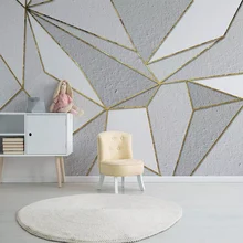 Custom Photo Wallpaper Papel De Parede 3D Abstract Geometric Mural For Living Room Bedroom TV Background Wall Papers Home Decor custom mural wallpaper 3d abstract feather art fresco living room bedroom wall papers home decor wall painting papel de parede