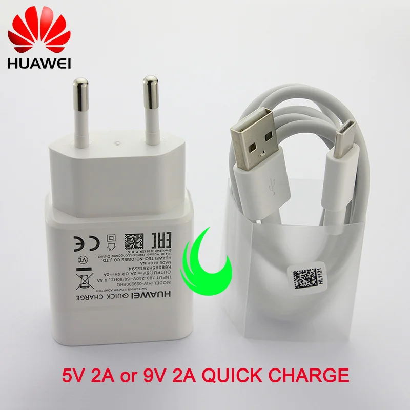 Оригинальный huawei P20 lite зарядное устройство QC 2 0 Quick 9V 2A адаптер быстрой зарядки USB