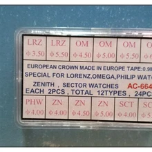 24 шт. специальные европейские короны для часов LRZ/OM/PHW/ZN/SCT