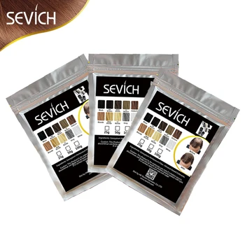 

50g Sevich Natural Hair Fibers Hair Extensions Thinning Hair Growth Keratin Fiber Hair Powder Colors Regrowing Treatment