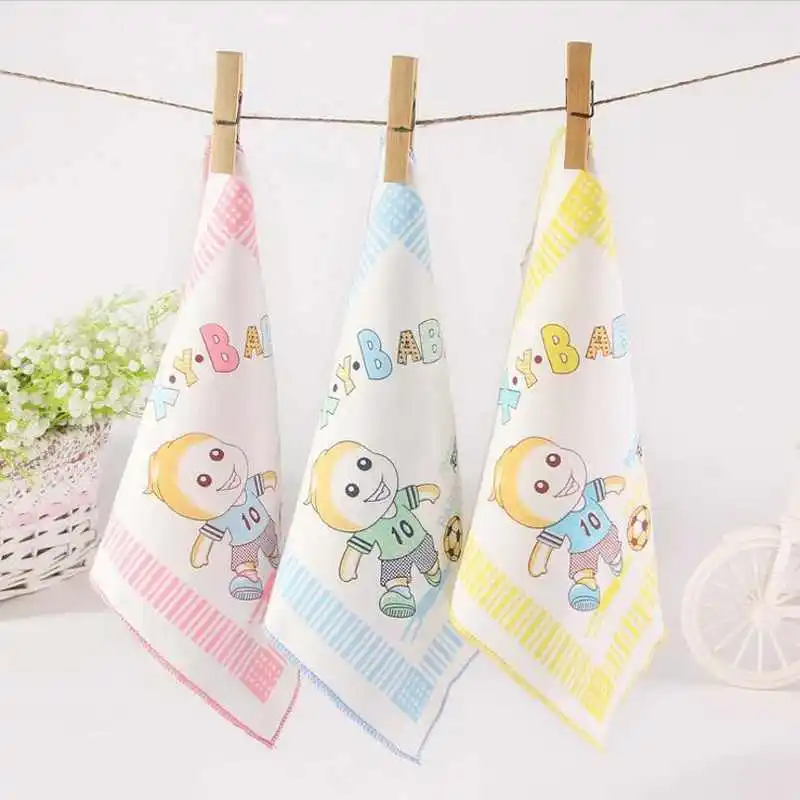 3pcs/pack 100 Cotton Newborn Baby Towels Saliva Towel Nursing Towel