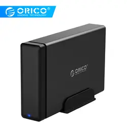 ORICO NS100U3 Алюминий HDD док корпус USB3.0 к SATA3.0 жесткий диск Поддержка UASP 12 В Мощность MAX 10 ТБ ёмкость
