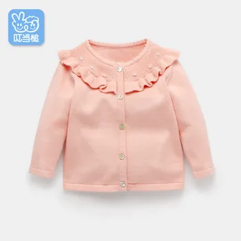 

Dinstry Knit sweater for Baby girl in spring and Autumn Lovely sweater cardigan