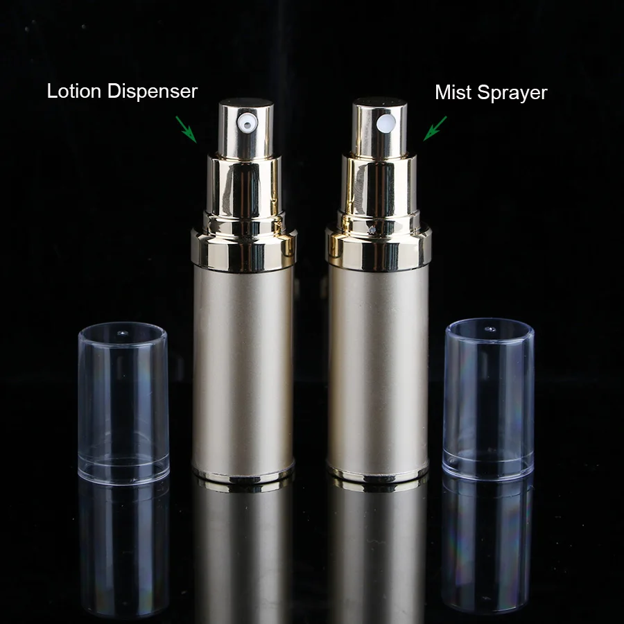 Download 50pcs luxury 20ml Asian gold vacuum bottles ,plastic Lotion spray Cream bottle ,airless cosmetic ...