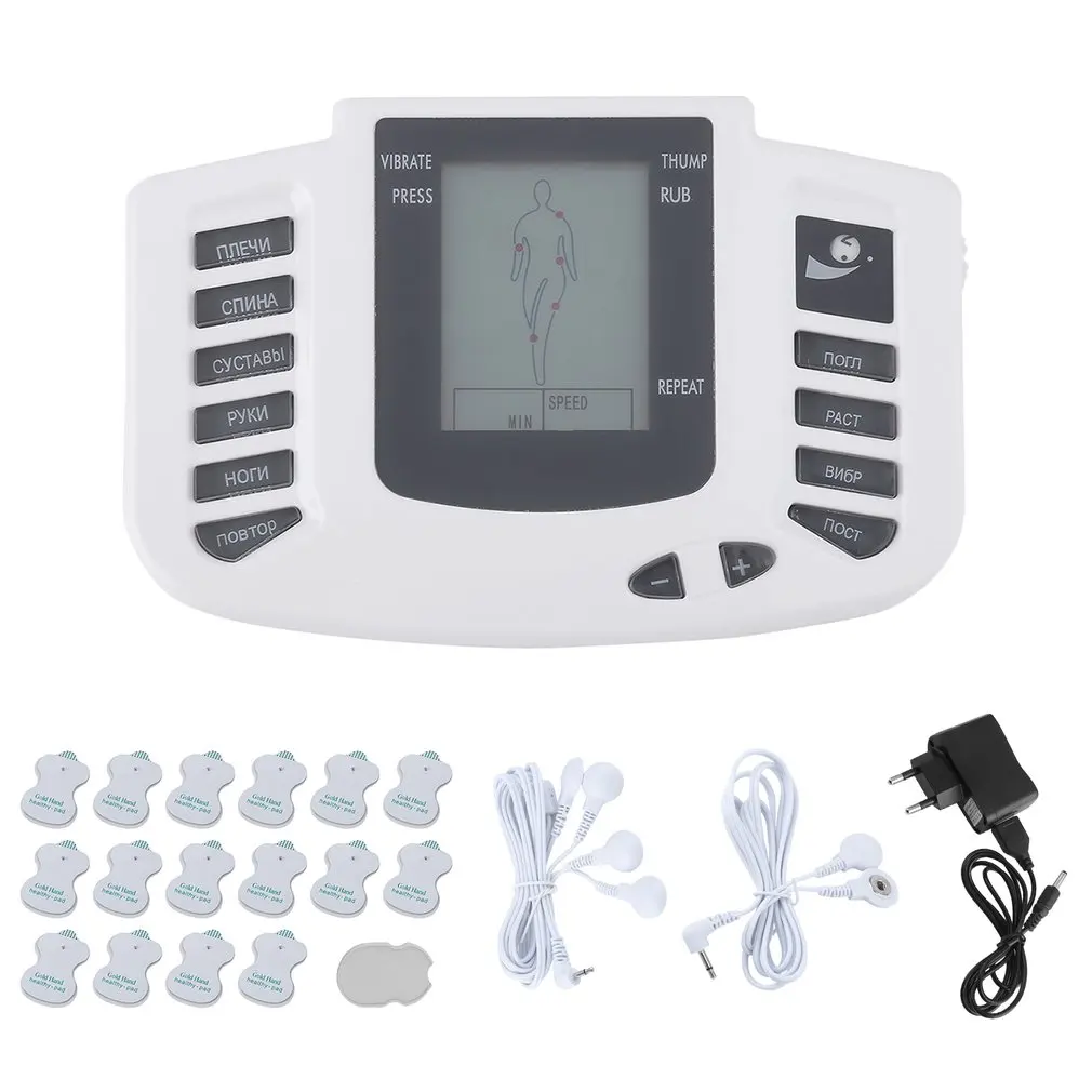 Electro-Stimulation massager electro estimulador Digital Electronic Body Slimming Pulse Massage Muscle Relax electro stimulation Electro-Stimulation massager electro estimulador Digital Electronic Body Slimming Pulse Massage Muscle Relax electro stimulation