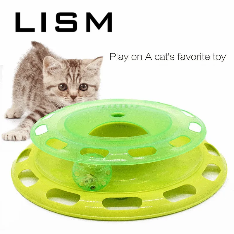 حار مضحك الحيوانات الأليفة القط لعب التفاعلية تسلية لوحة يلعب القرص مجنون الكرة طبق طائر الصفحي الدوار لعبة مضغة القط لوازم