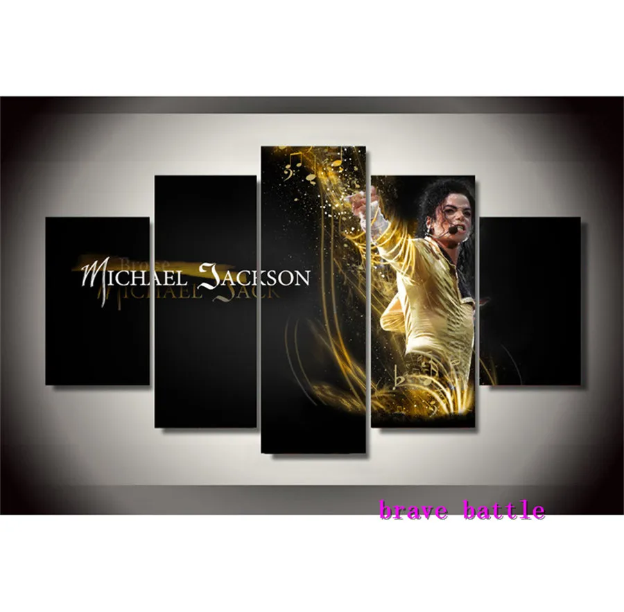 Michael Jackson Canvas Painting Living Room Home Decor Modern Mural Art Oil #03 | Дом и сад