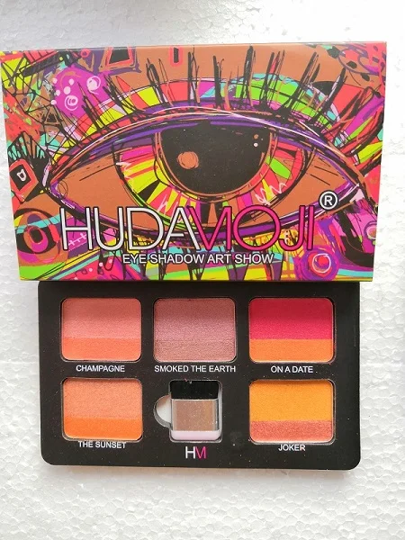 Новинка HUDAMOJI 10-color eyeshadow exhibition: теперь доступно 10 цветов теней для век