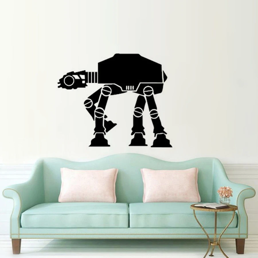Star Wars At At Walker Wall Sticker Home Bedroom Decor Deisgn At At