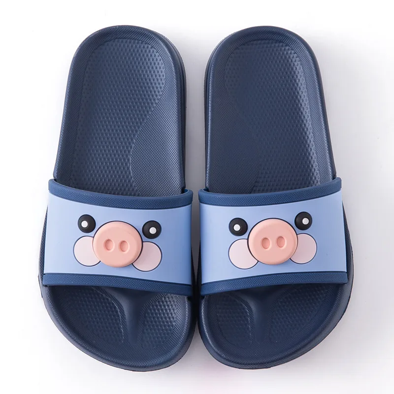 

Summer Slippers Kids Boys Home Slippers Children Pig Bathroom Girl Non-slip Shoes Child Carto Shoes Swimming Slipper For Baby