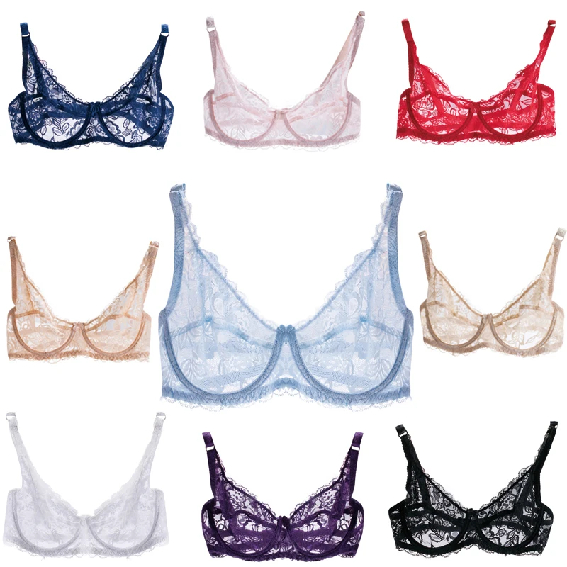 Anself 2018 Sexy Women Lace Gauze Bra Push Up 3/4 Cup Hook-and- Eye Breathable Ultra-thin Bra Lingerie Underwear Ropa Interior Anself 2018 Sexy Women Lace Gauze Bra Push Up 3/4 Cup Hook-and- Eye Breathable Ultra-thin Bra Lingerie Underwear Ropa Interior