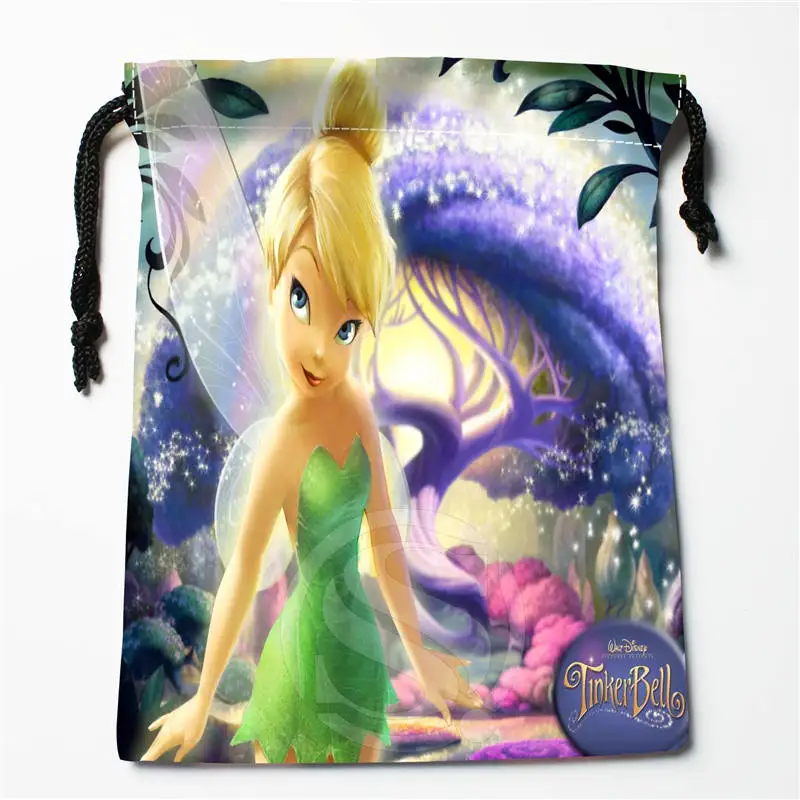 U 32 New Tinker Bell Custom Logo Printed receive bag Bag Compression Type drawstring bags size