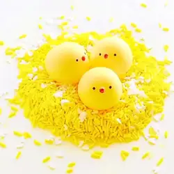 Пушистый Floam желтый курица слизь снятие стресса яйцо Ароматические игрушка-Лизун для детей подарок ребенка развивающие игрушки