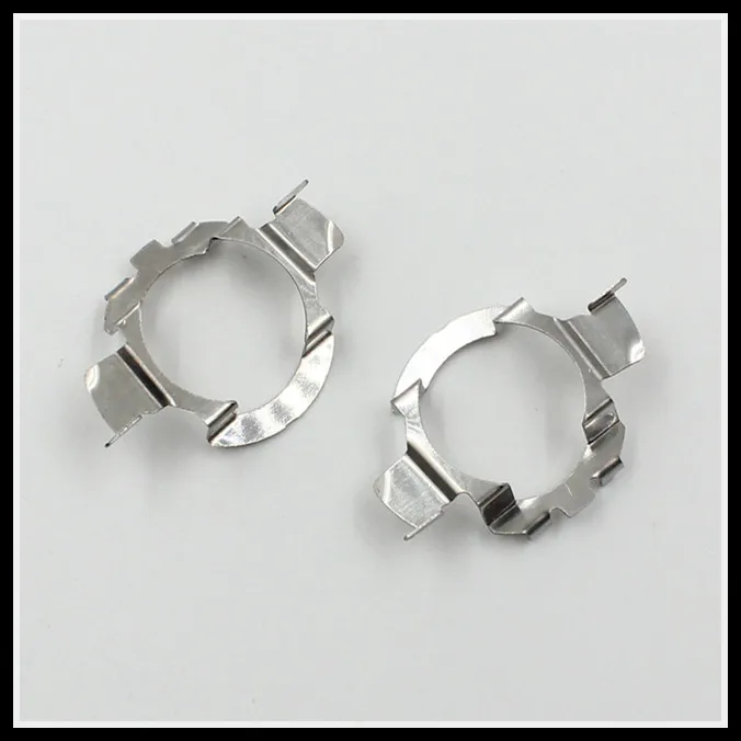 

500pcs H7 LED Metal clip retainer bulb holder for BMW X5 for AUDI A3 A4 LED headlight bulb H7 LED adaptor base for VW for Buick