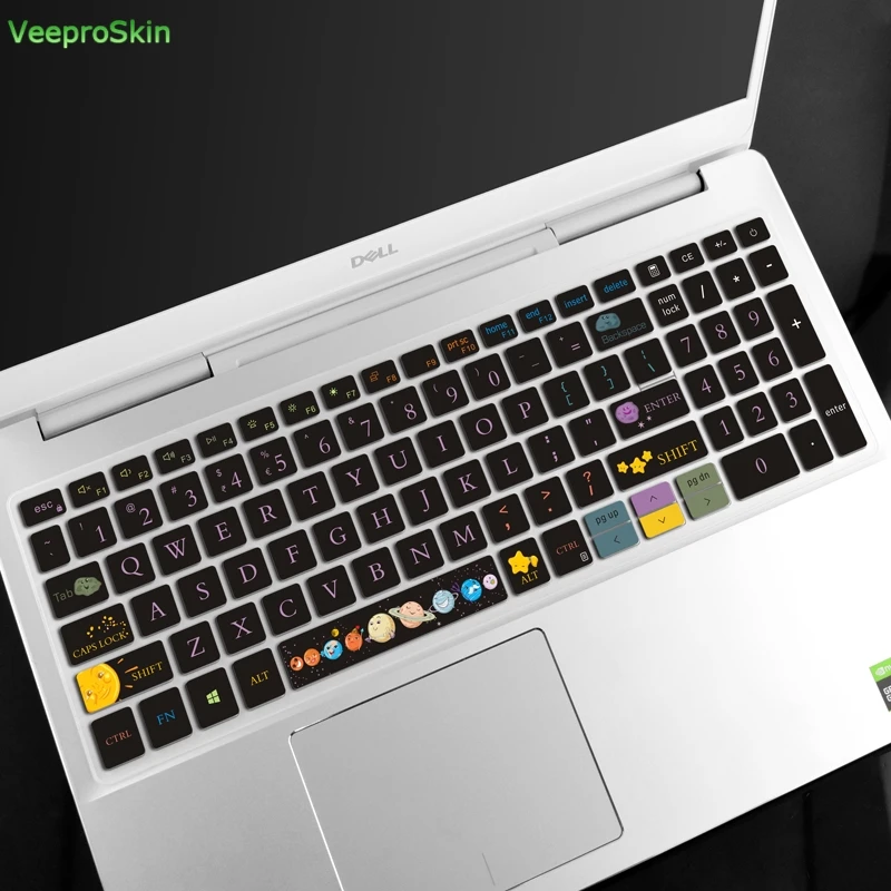 Ноутбук клавиатура кожного покрова протектор для DELL Inspiron 15 7000 7590 7591 5000 5584 i5584 i7590 i7591 15,6 дюймов