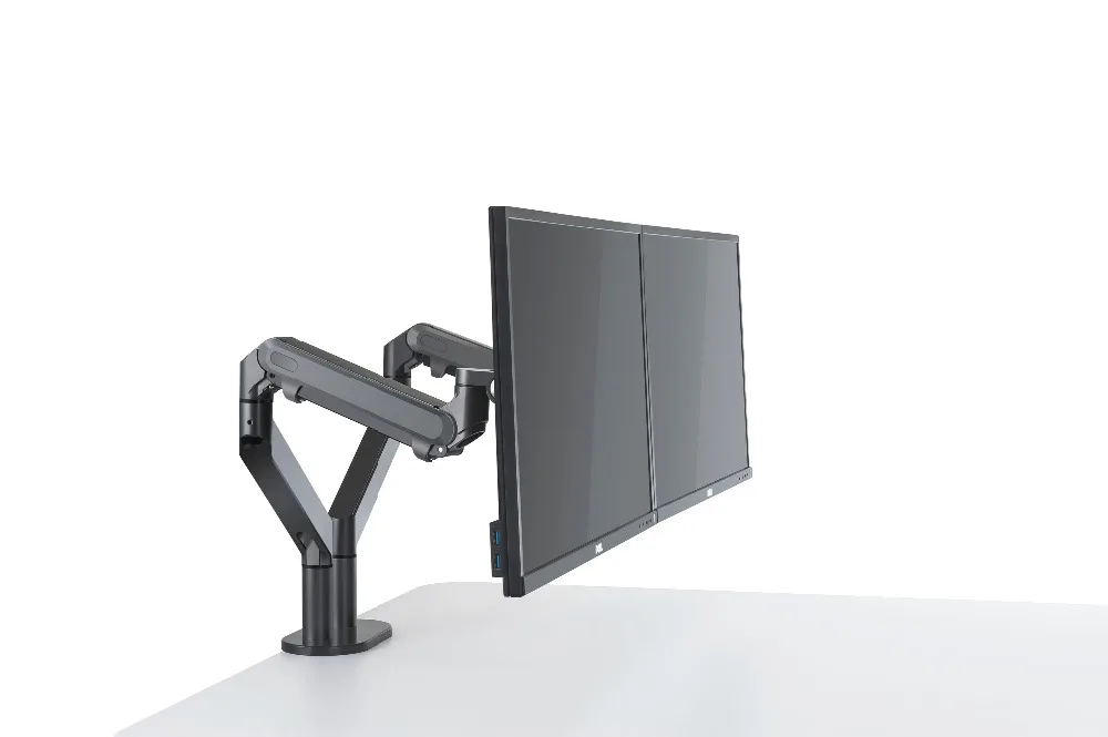 Hyvarwey OZ-2 Dual Arm Monitor Mount Desk Stand