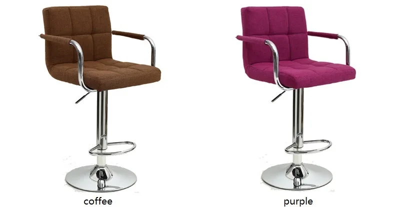 

Hair salon chair Restaurant dining room wine PUB stool coffee purple color free shipping