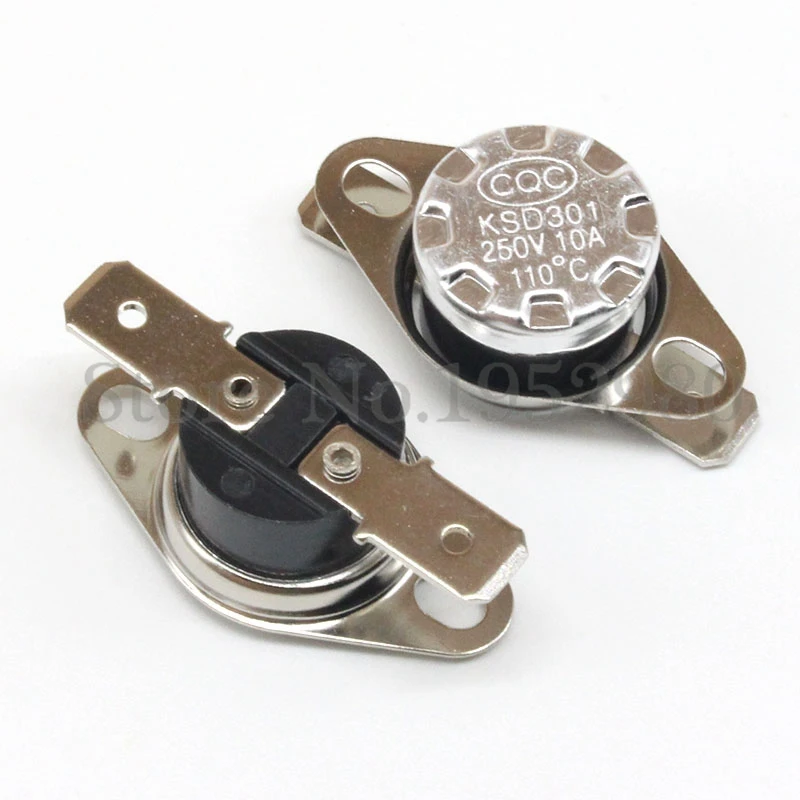 Ksd301 130с 250в 16а. нормально открытый контакт. Ksd301 10a 250v 92c всегда замкнуто. термостат ksd301 110*c 10a nc. Ksd301 250v 10a нормально разомкнутый.