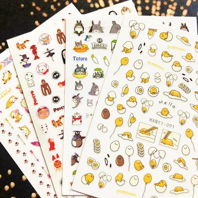

Hanyi series sakura flower HANYI-100 CARTOON 3d nail art stickers decal template diy nail tool decorations