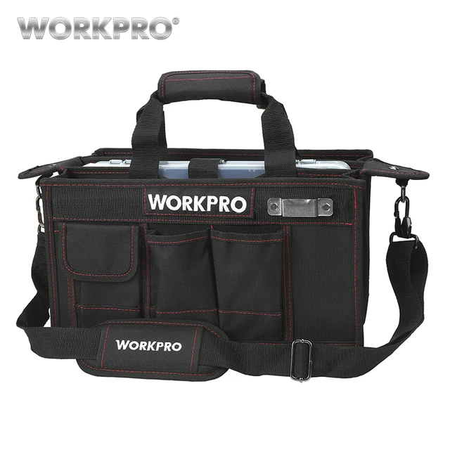 Workpro 600d Shoulder Tool Bag With Center Tray Waterproof Kits Workpro 600d Shoulder Tool Bag With Center Tray Waterproof Kits Bags Pockets For Electrican