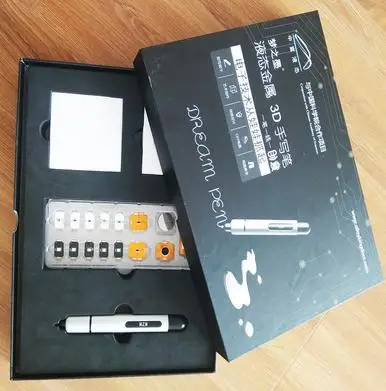 ZXYT3DB-FI жидкое металлическое 3D перо металлическое материал проводящие чернила дизайн ручки DIY