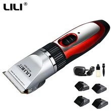 Профессиональный Перезаряжаемые Электрический Машинка для стрижки волос Керамика глава 4 шт. бритья гребень 3 мм-12 мм для стрижки волос Резка машина 220 В