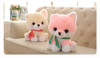

stuffed toy about 25cm cartoon Pomeranian dog plush toy soft doll Christmas gift s2904