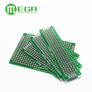 

4pcs 5x7 4x6 3x7 2x8cm double Side Copper prototype pcb Universal Board Fiberglass board for Arduino
