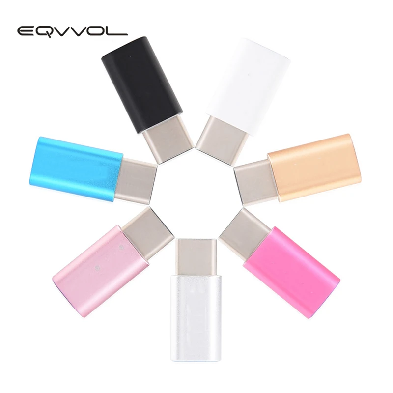 Eqvvol Micro USB конвертер для Android адаптер штекер передачи type C Быстрая зарядка |