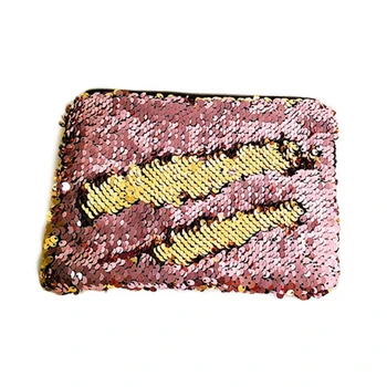 

Casual Style Hot Selling Women Mermaid Sequin Glitter Cosmetic Bag Pencil Box Type Makeup Case Sequins Polyester Bags