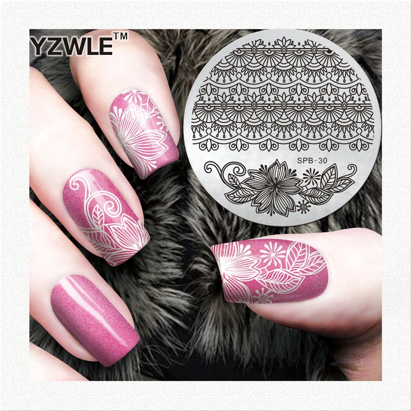 

YZWLE New Stamp Polish Steel Nail Art Templates Sexy Image Stainless DIY Nail Stamping Plates Manicure
