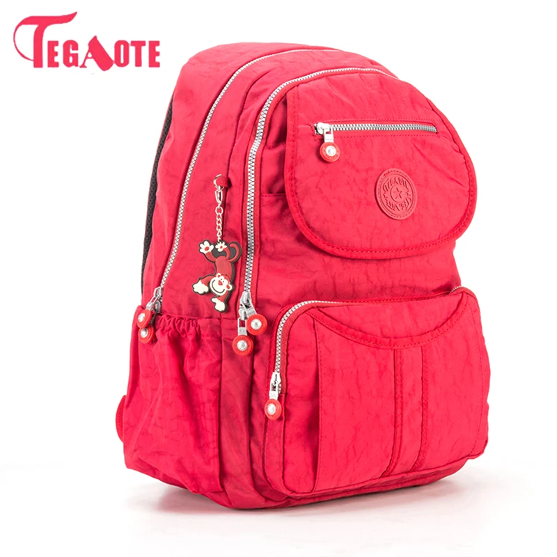 Pаспродажа TEGAOTE, школьный рюкзак для девочки подростка, Mochila Feminina Escolar, женские рюкзаки, сумка, нейлон, Повседневный, Travevl, рюкзак для ноутбука, Femal