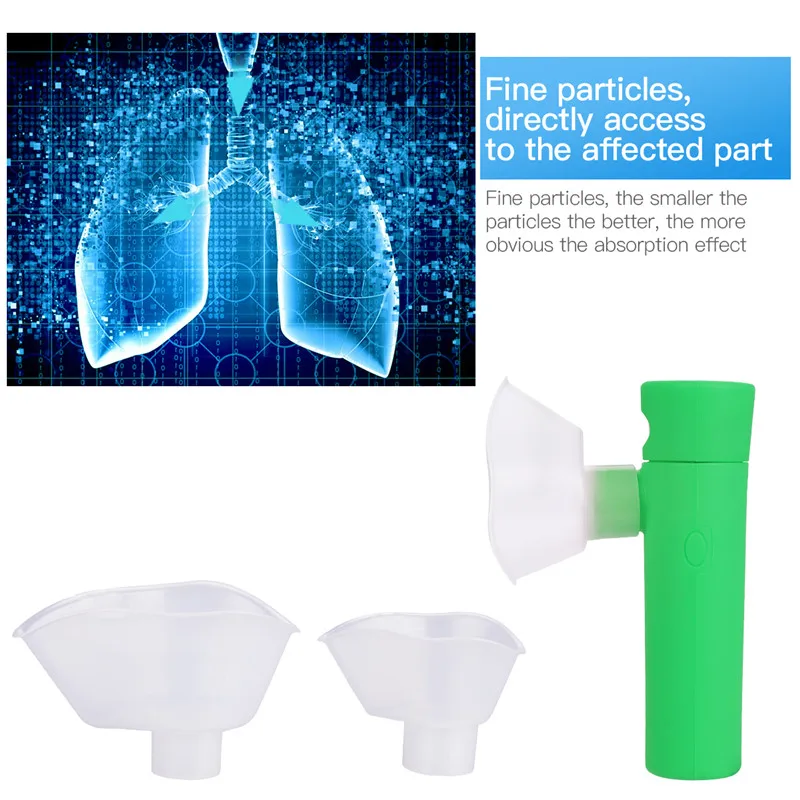 

Rechargeable Atomizer Steaming Device Handheld Facial Steamer Mist Inhaler Vaporizer Personal Mist Inhaler Asthma Mesh Nebulizer