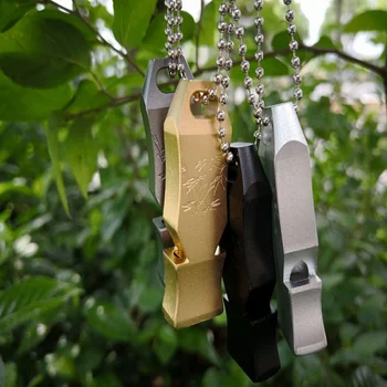 

150db Camping&HIking Keychain Whistle High Decibel Stainless Steel Outdoor Emergency Survival Whistle Keychain