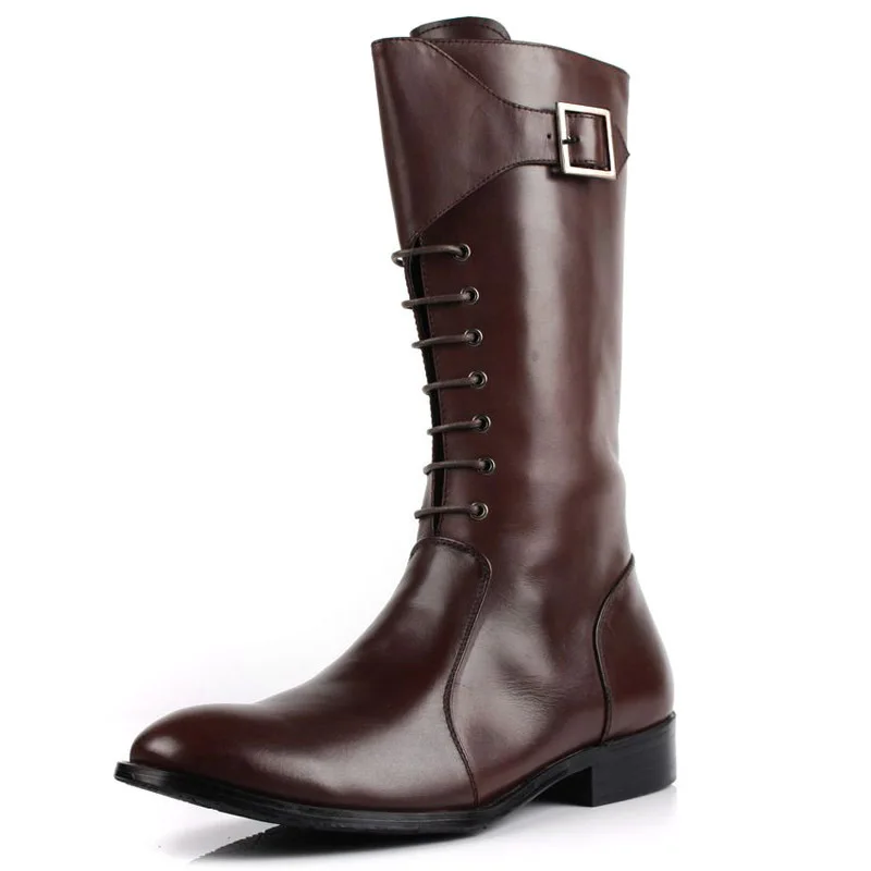 high length boots for men