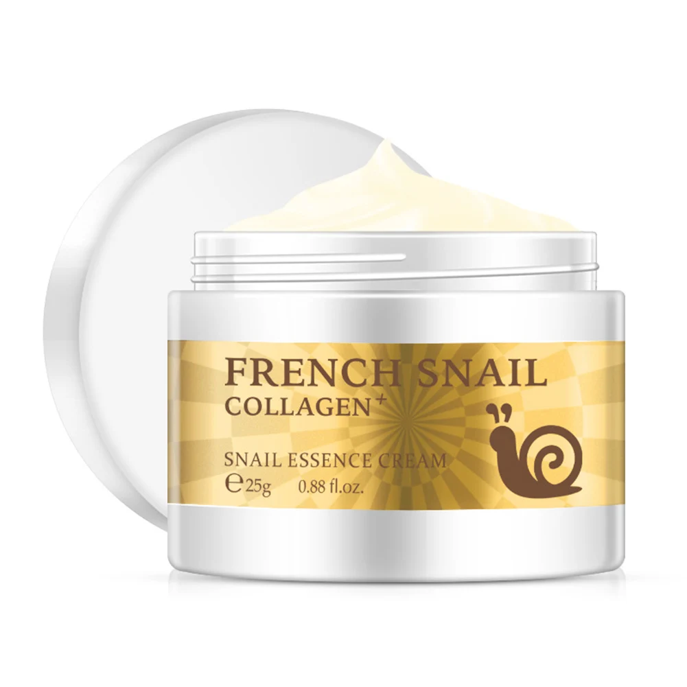 

Snail Face Cream Hyaluronic Acid Anti Age Facial Cream Moisturizer Nourishing Collagen Essence Day Cream Face Care Cosmetic HB