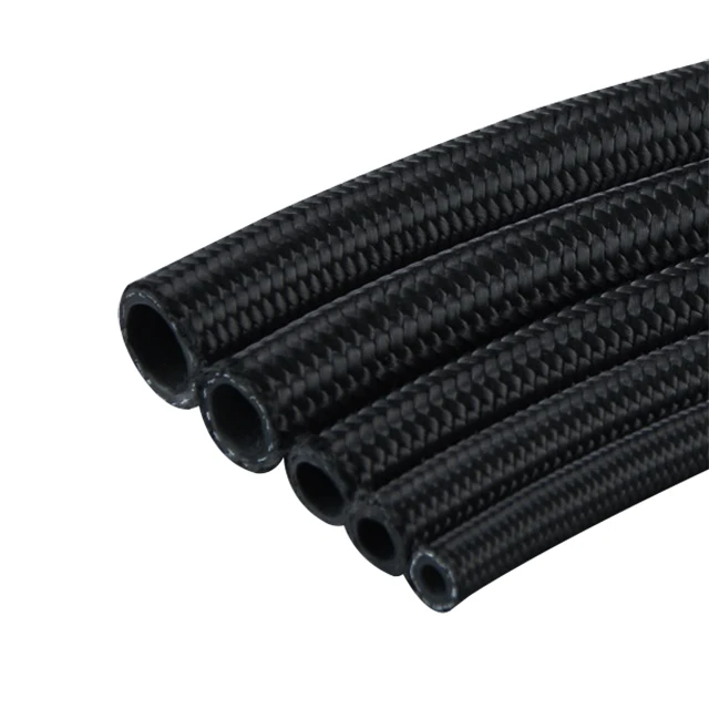 Black Braided Fuel/Oil/Gas Line Hose One Feet 0.3M VR-10 AN -10AN AN10 VR7314-1